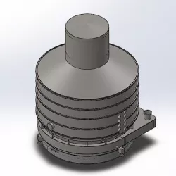 Vacuum PAN REFINERY  SUGAR 3D model