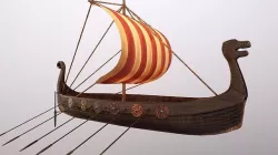Viking ship Low-poly 3D model