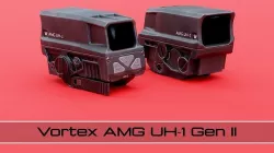 Vortex AMG UH-1 Gen II Holographic Sight Low-poly 3D model