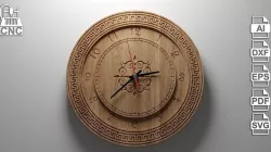 Wall Clock 1 CNC Model 3D model