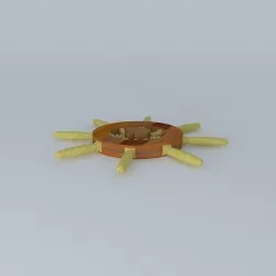 Wheel with 8 Malaguetas 3D model