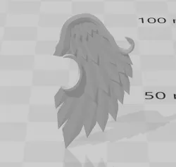 Wingshield boarding shild 3D model