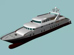 Yacht 3D model