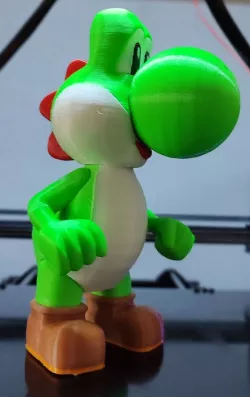 Yoshi en couleur optimisé pour l'impression IDEX