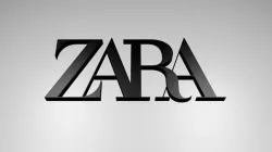Zara logo Low-poly 3D model