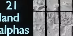 21 Land Alphas Texture