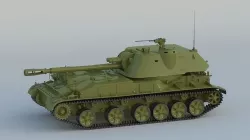 2S3 Akatsiya 3D model