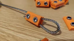 3mm steel rope clamp