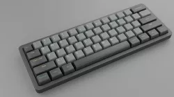 60 Percent Compact Mechanical Keyboard 3D model