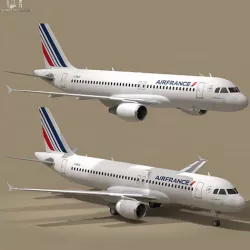 A320-200 air france 3D model
