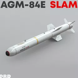 AGM-84E-SLAM Low-poly 3D model