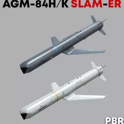  AGM-84H-K SLAM-ER Low-poly 3D model