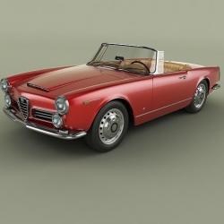 Tonneau cover Alfa Romeo Spider Duetto (1966-1969) convertibile