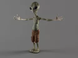 Alien Paul   3D model