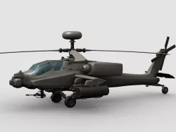 Apache Helicopter 3D model