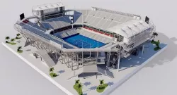 Arena GNP Seguros - Acapulco Mexico 3D model