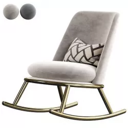 AURORA Armchair Aurora By Cantori 3D model