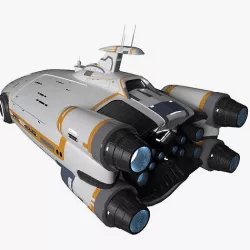 Aurora Spaceship 3D model