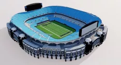 Bank of America Stadium - Charlotte Panthers USA 3D model