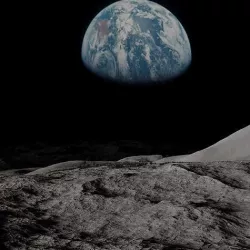 basic moon surface scene 1 3D model