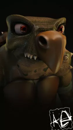 Bibop from TMNT Low-poly 3D model