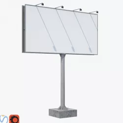 Billboard  3D model