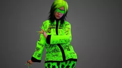 Billie Eilish 3D model