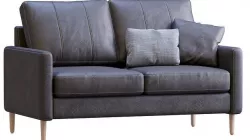 Block Jumbo loveseat leather sofa 3D model
