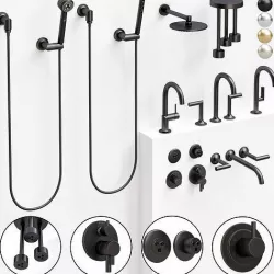 brizo bathroom odin faucet set 3D model