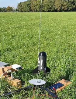Bullet Bill model rocket parts