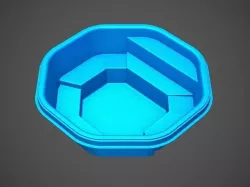 Calypso 2 swimming pool 3D model