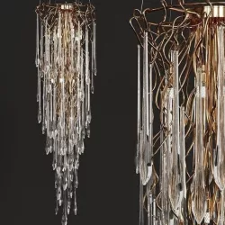 Candela Serip organic lighting Low-poly 3D model