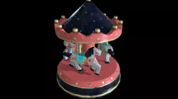 Carousel Toy 3D model