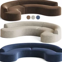 Chubby Sectional Sofa 3D model