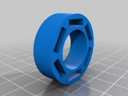 Circular Magnet Array (6 poles) for Ø10x3mm disc magnets