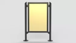 Citylight Poster 3D model
