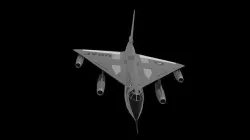Convair B 58 Strategic Bomber 3D model