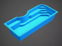 Corsica swimming pool 3D model