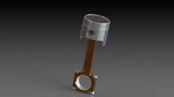 Custom Piston Design 3D model