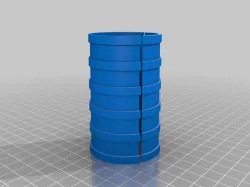 Cylinder Record Mold Support Fixtures