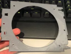 Dell XPS Intake fan bracket conversion for 120mm fan
