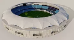 Dubai International Cricket Stadium - UAE 3D model