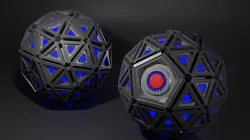 Electro Magnetic Pulse  Grenade 3D model