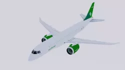 Embraer E-190 E-2 Wideroe 3D model