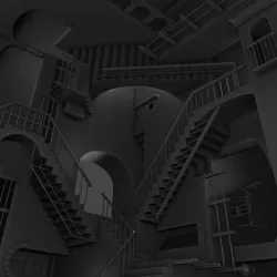 Escher Relativity 3D Model 3D model