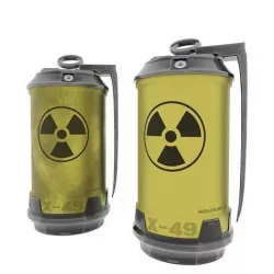 Futuristic Atomic Grenade Low-poly 3D model