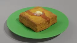 Hong Kong Culture series - Hong Kong-style french toast 3D model