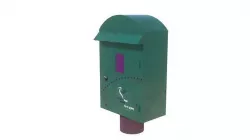 Hong Kong Postbox 3D model