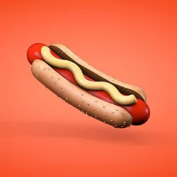 Hot Dog 3D model
