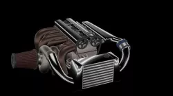 I4 Turbo Engine 3D model